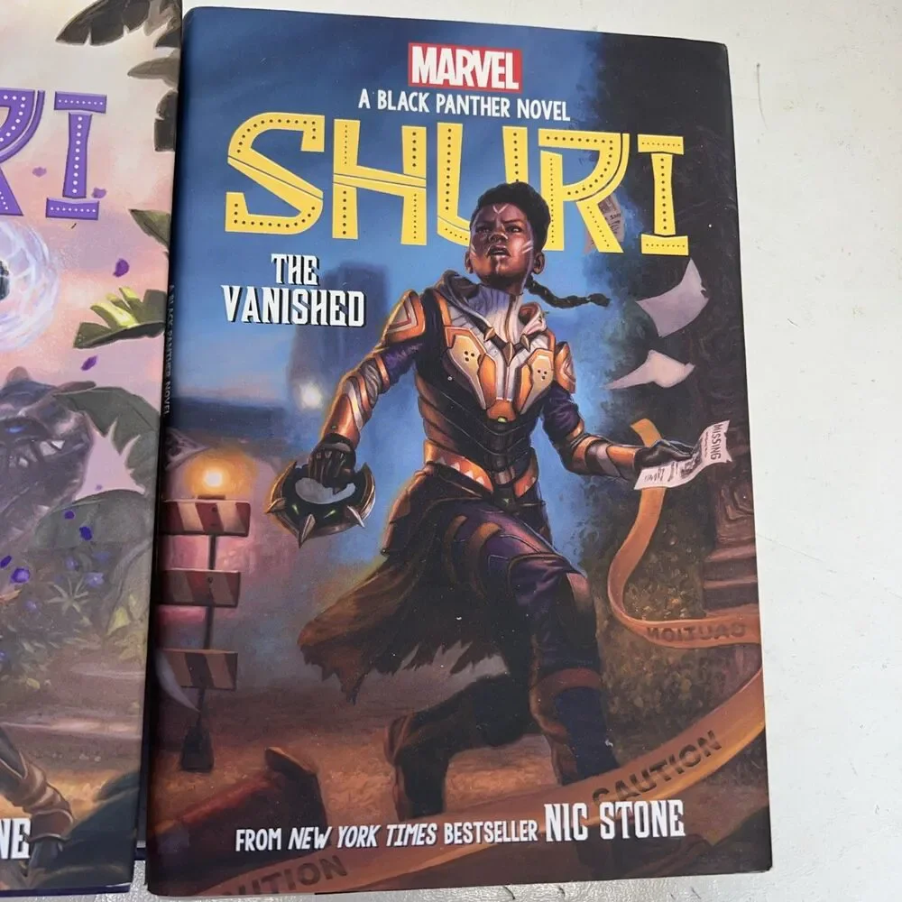 Shuri : A Black Panther Novel & The Vanished Hardcover Lot Of 2 Nic Stone